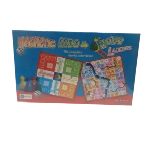 Magnetic ludo and snake ladders