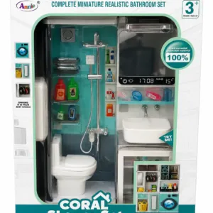 annie coral shower set