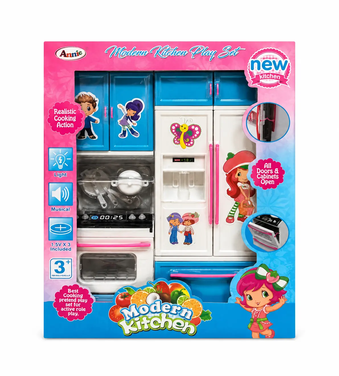 modern kitchen play set
