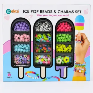 ice pop beads and charm set