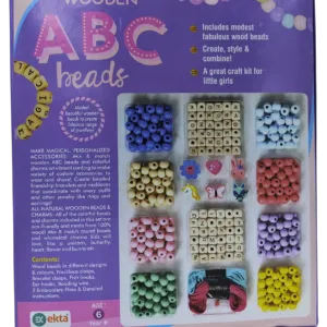wooden abc beads
