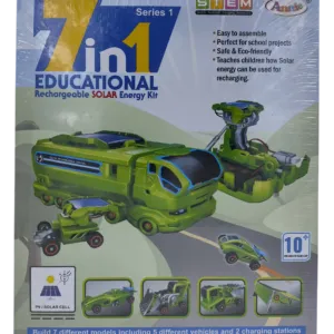 7 in 1 educational rechargable solar energy kit