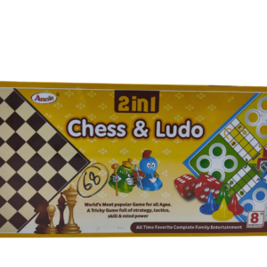 2 in 1 chess and ludo