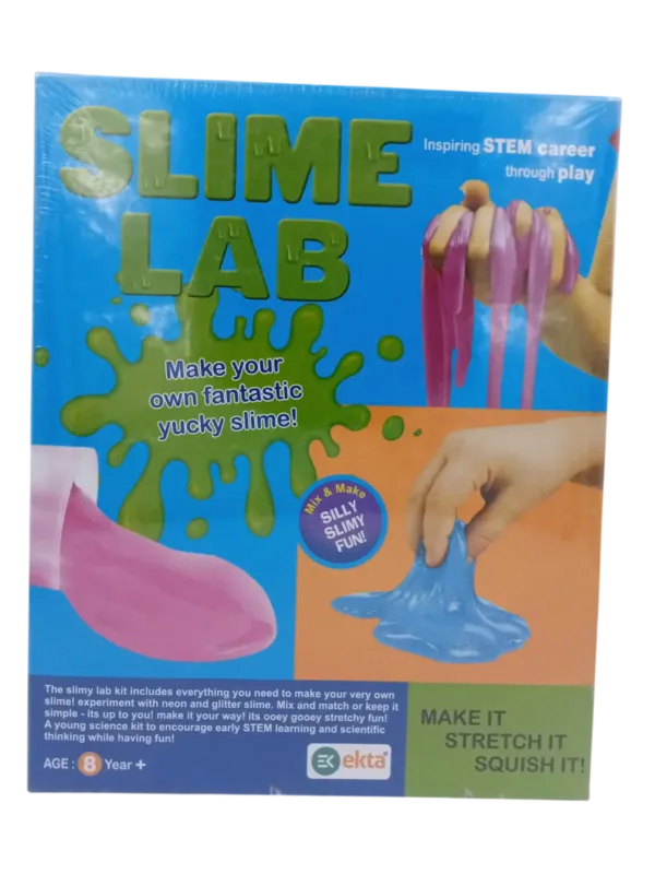 Slime Lab Sign Slime Lab STEM Science Kit – DIY Gooey & Stretchy Slime Making Set for ...