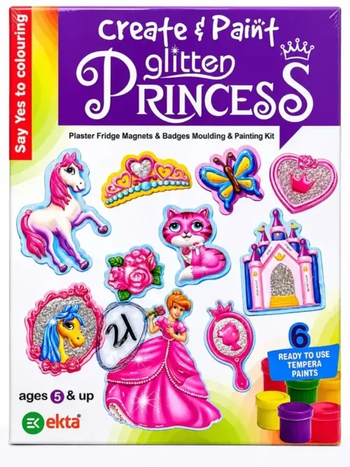 create and paint glitten princess