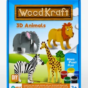 wood craft 3d animal