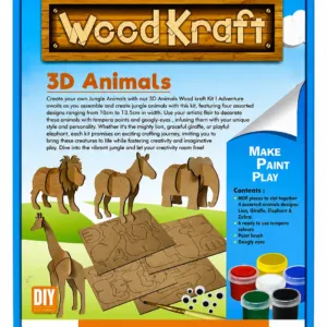 wood craft 3d animal
