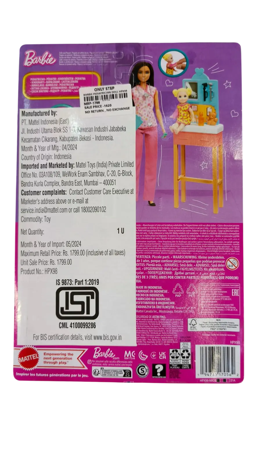barbie – Pediatrician Doll barbie – Pediatrician Doll