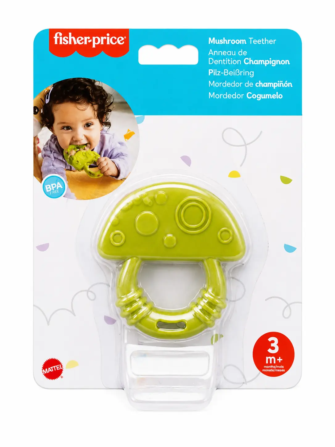 mushroom teether mushroom teether